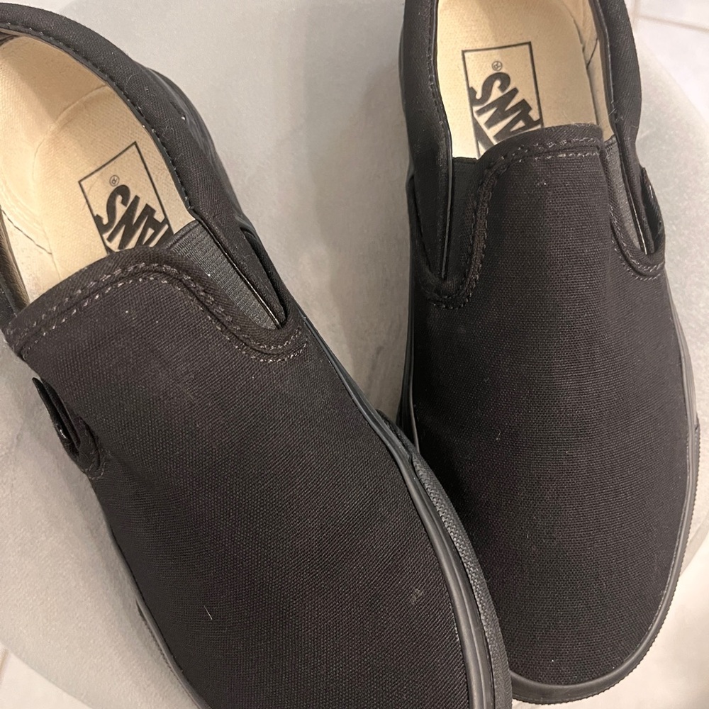 Vans Classic Black Slip-On Sneakers - Picture 2 of 5